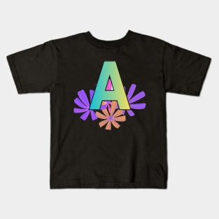 A is alphabet Kids T-Shirt